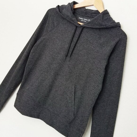Outdoor Voices Women's Cloudknit All Day Hoodie Sweatshirt M Charcoal Gray SOFT - Picture 6 of 15
